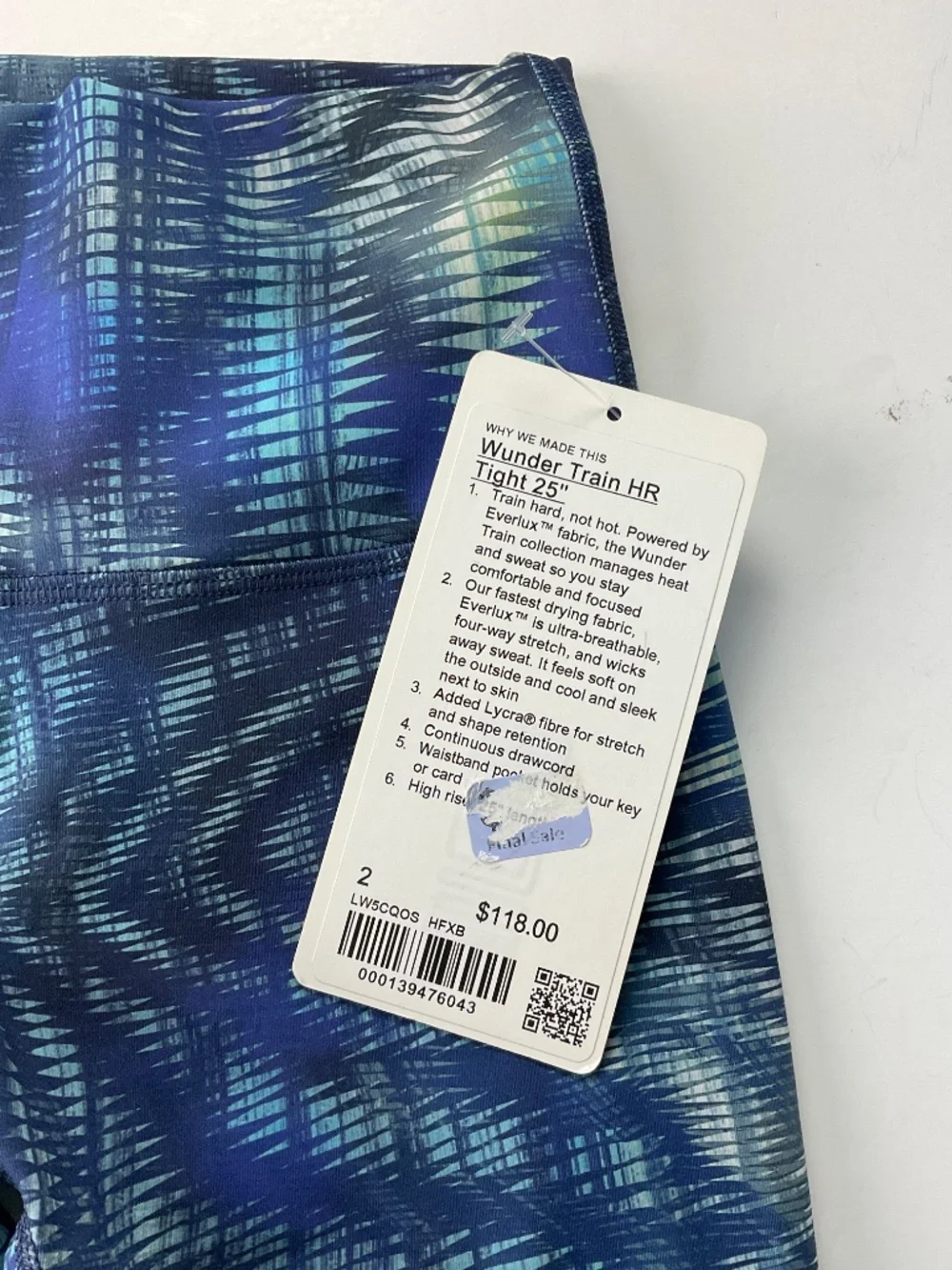 Lululemon Wunder Train High-Rise Tight 25